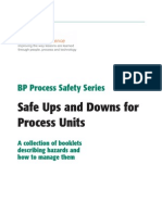 BP Process Safety Series - Safe Ups and Downs For Process Units (7th Edition)