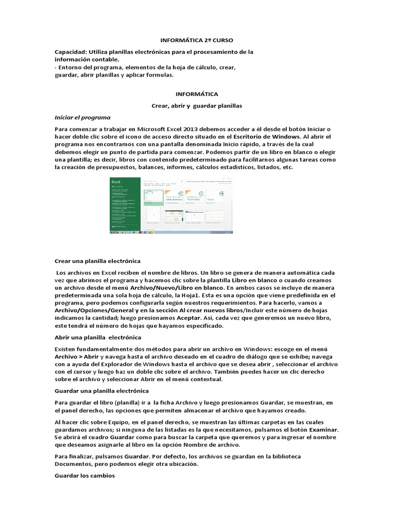 Excel Clase 2 | PDF | Archivo de computadora | Microsoft Excel