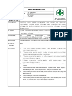 Sop Identifikasi Pasien