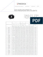 Redica - Tuercas ASTM A194 Grado 2H - Redica