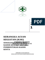 Kak Sosialisasi Kusta Bagi Kader Kesehatan TH 2021