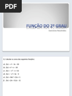 Funcao do 2o Grau - Exercicios Resolvidos (PDF)