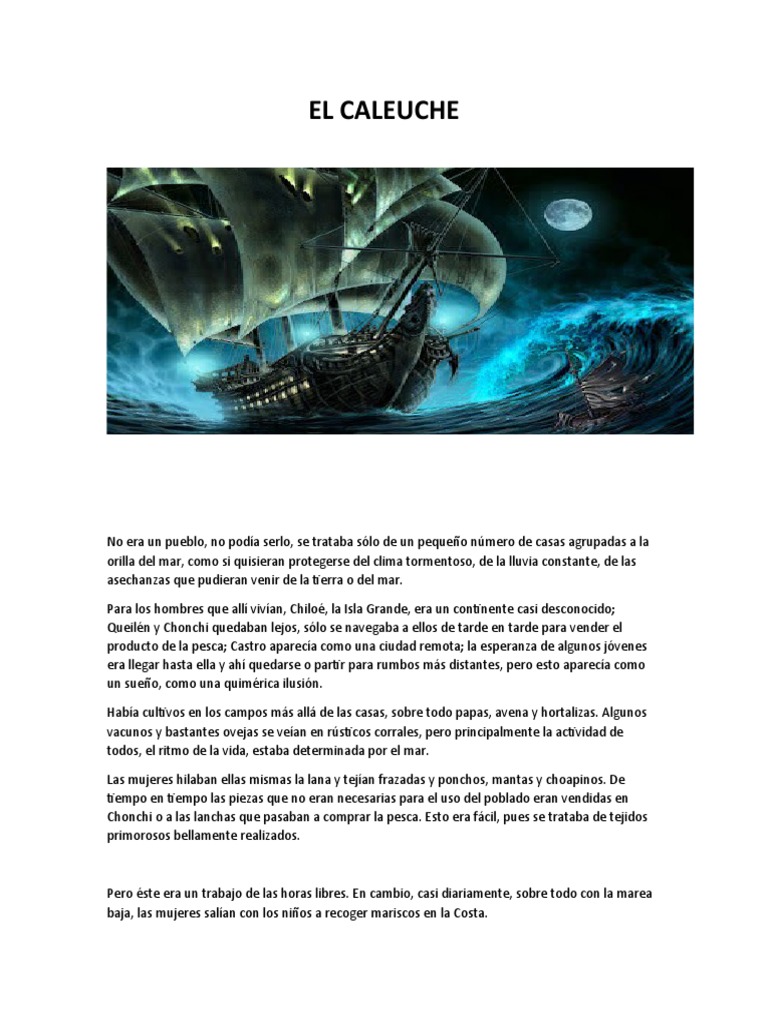 El Caleuche Lectura 5° Básicos | PDF | Mar