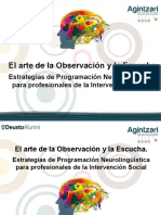 01-El Arte de La Observación y La Escucha. Estrategias de PNL