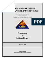 ARIZONA DEPARTMENT OF FINANCIAL INSTITUTIONS