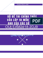 Bo de Chinh Thu Vao Lop 10 Mon Tieng Anh Cua Cac So Nam 2018 2019 Đã Chuyển Đổi