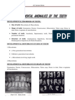 Developmental Anomalies of The Tooth