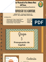 Grupo 5 - Presupuesto de Capital