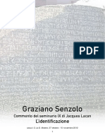 Commento Del Seminario IX Di Jacques Lacan. L'identificazione Graziano Senzolo