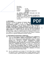 Demanda de Aumento de Alimentos Cinthia Saenz Manzur