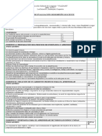 Pauta de Evaluacion de Despeno Docente