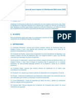 Política para Conductores de Nuevo Ingreso en Distribución Bulk 2023