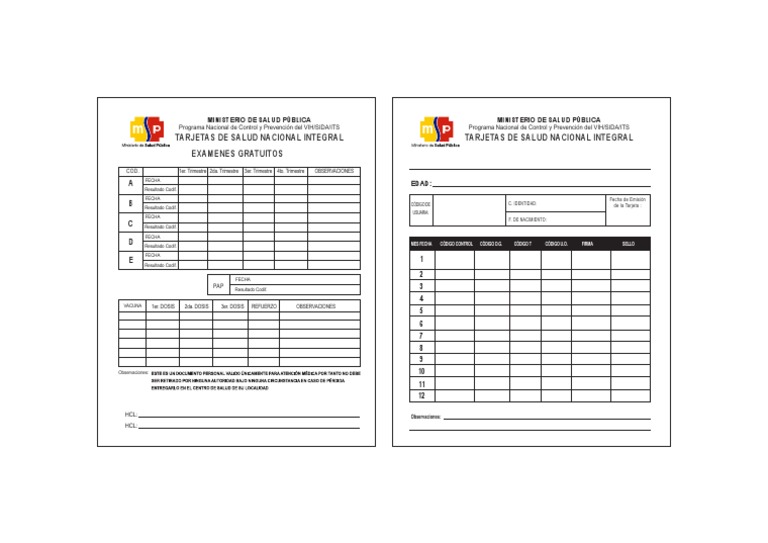 Carnet de Salud Integral - Item 30 | PDF | Vacunación | Pediatría