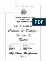 COMISION  DE TRABAJO  DE ESCUELA DE PADRES-I.E. N° 64089-B