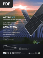 ASTRO N5 605 625W 182-78 Módulo Bifacial