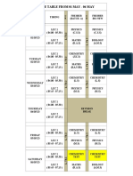 FR (A & Bio) 01 - 06 May Time Table