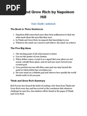 Think and Grow Rich by Napoleon Hill