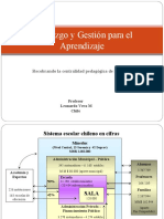 Liderazgo y Gestión para El Aprendizaje: Recobrando La Centralidad Pedagógica de La Escuela