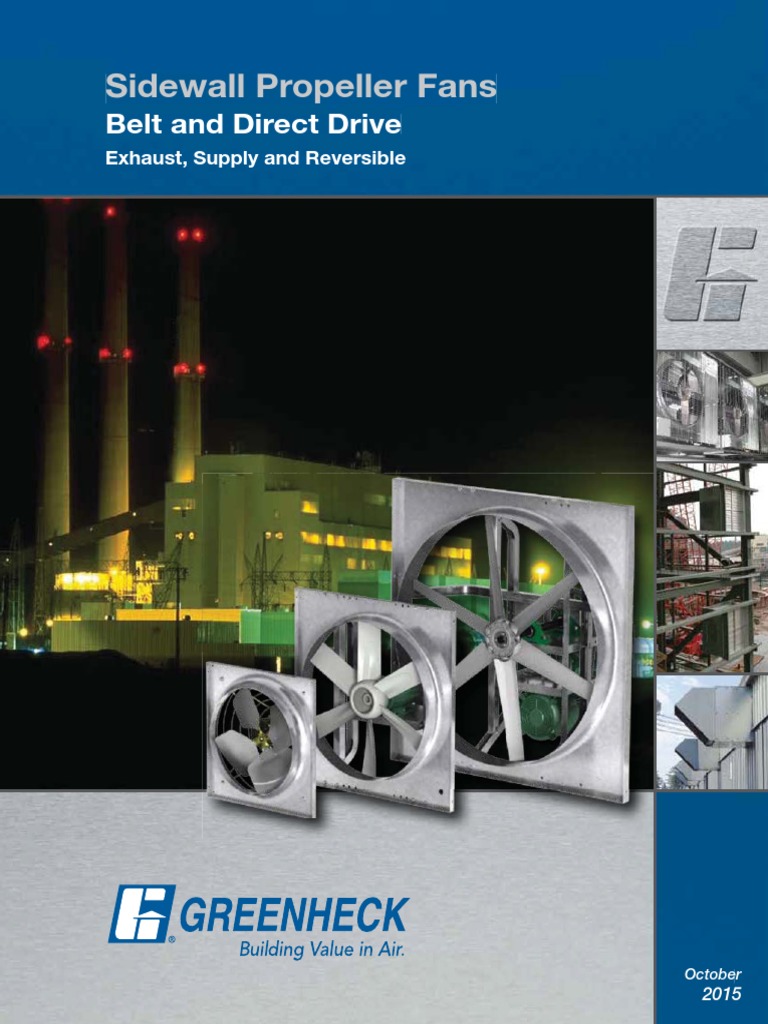 Greenheck Modelo Sbe Ficha Tecnica | PDF | Propeller | Switch