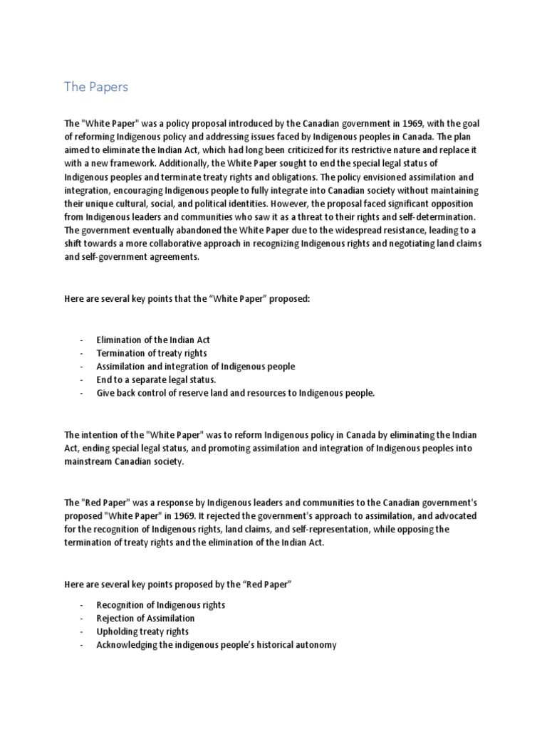 The Papers | PDF | Indigenous Peoples Of North America | Indigenous Peoples