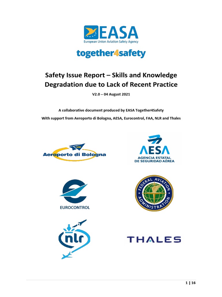 safety-issue-report-skills-and-knowledge-degradation-due-to-lack-of