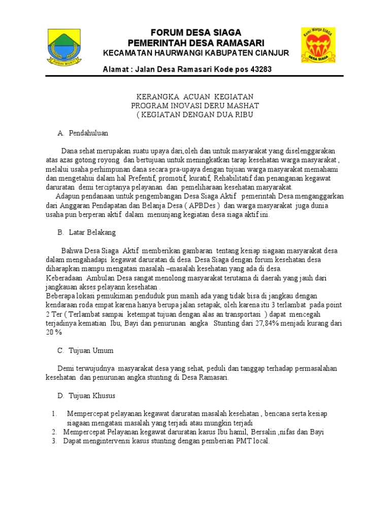 Kop Desa Siaga Pdf
