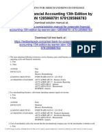 Corporate Financial Accounting 13th Edition Warren Test Bank 1