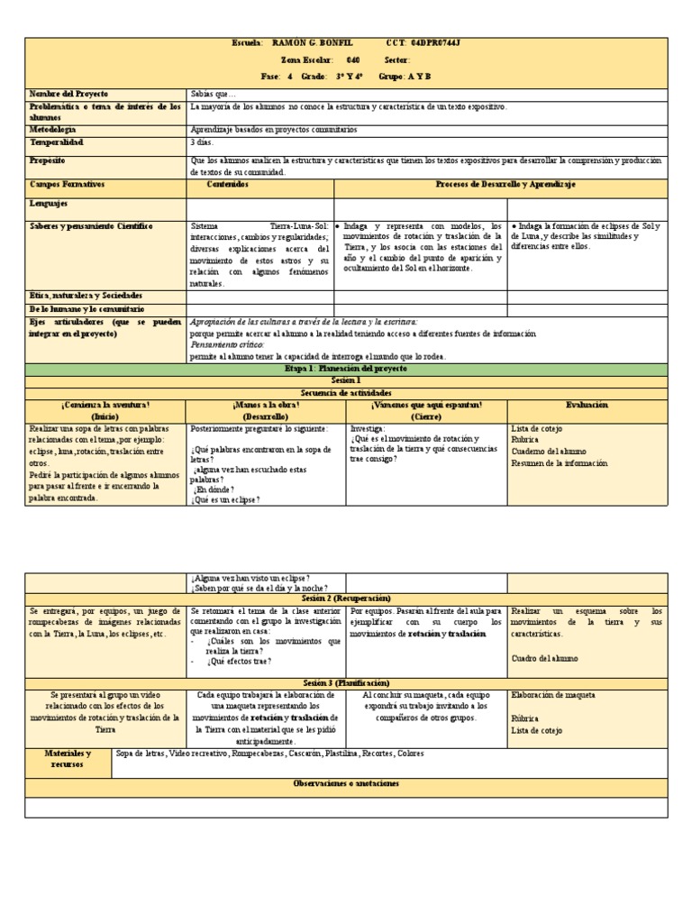 Planeación Fase 4 | PDF | Aprendizaje | Pensamiento