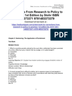 Corrections From Research To Policy To Practice 1st Edition Stohr Test Bank 1