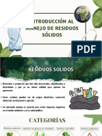 Sesión 1 Introducción Al Manejo de Residuos Sólidos