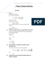 Prova 3 de Física Computacional - Thays Simeia Rocha Barros