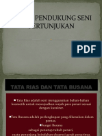 Unsur Pendukung Seni Pertunjukan