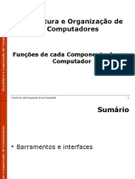Arquitetura 9 - Funções de Cada Componente de Um Computador - Barramentos e Interfaces
