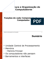 Arquitetura 7 - Funções de Cada Componente de Um Computador