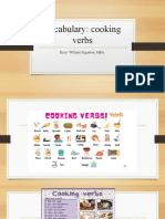 Vocabulary Cooking Verbs