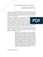 Financiamento Da Inovação e Indicadores de Inovação