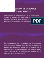 Investigacion de Mercados Internacionales