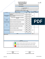 Propueta de Formato de Proveedores