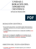 Estilos de Redaccion Cientifica