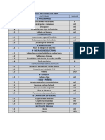 Actividades Preliminares