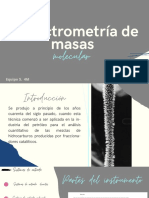 Espectrómetro de Masa Molecular Equipo 5 4M 2