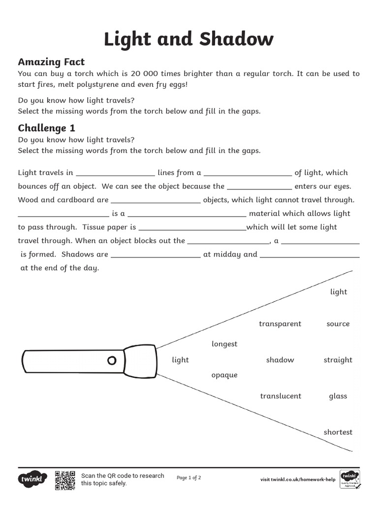 Understanding Light and Shadows | PDF | Home & Garden