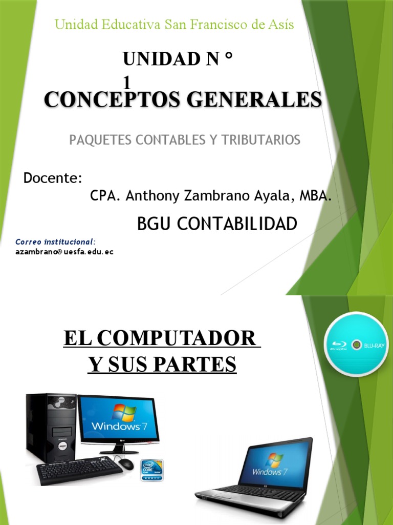 Partes de la Computadora y su Uso | PDF | Hardware de la computadora ...