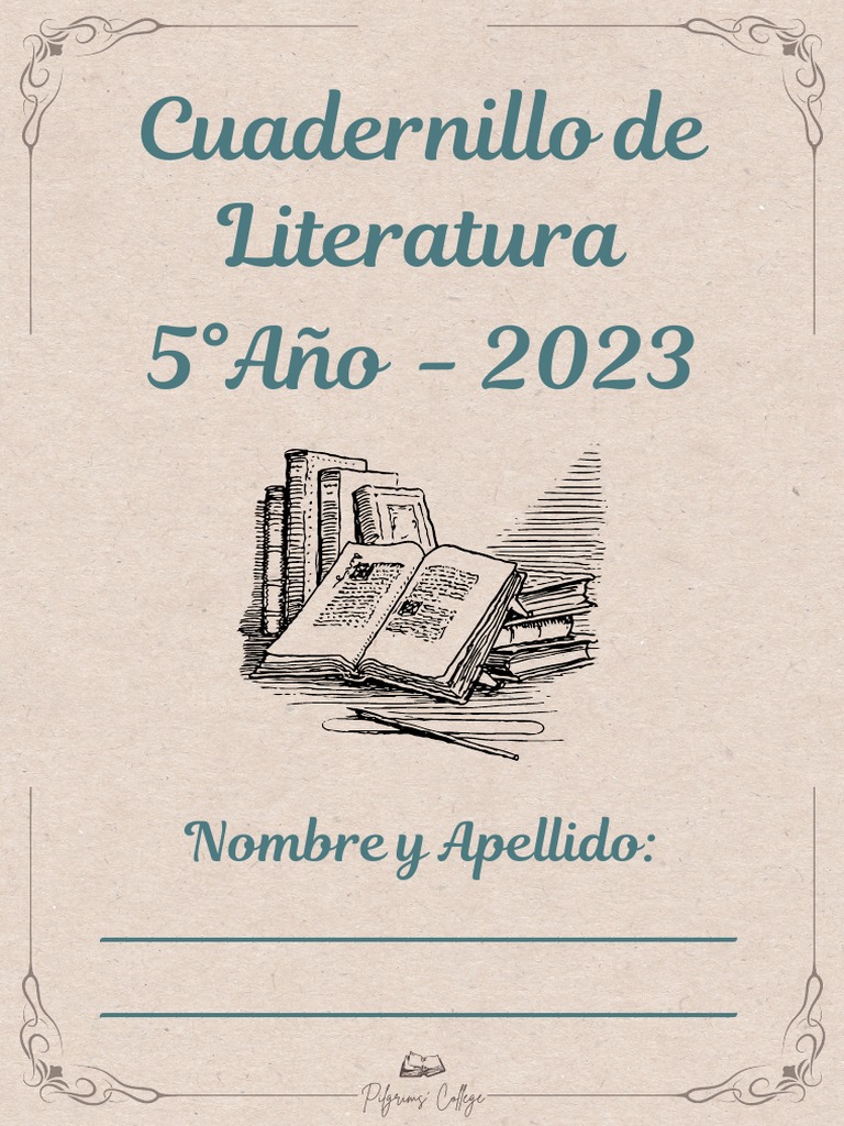 Cuadernillo 5to Literatura | PDF