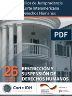 Restricción Y Suspensión de Derechos Humanos