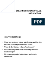 Customer Value and Satisfaction Week 3
