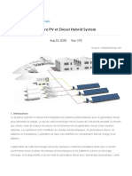 Solaire PV Et Diesel Hybrid System - Connaissances - DS New Energy