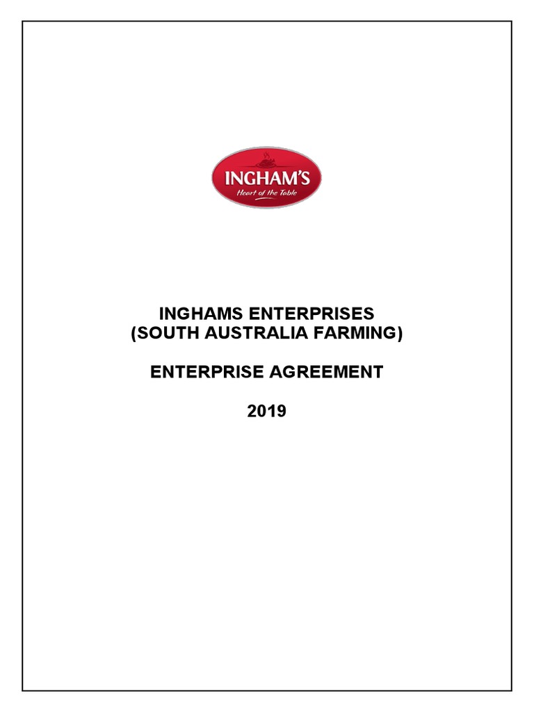 Inghams Enterprises (SA Farming) EA 2019 PDF Employment Economies