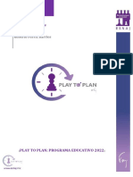 Play To Plan: Programa Educativo