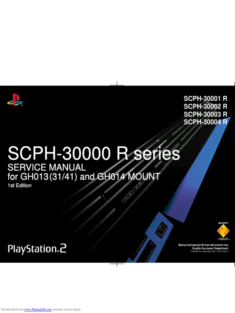 Playstation 2 Scph30001 R | PDF | Electronics | Materials